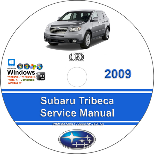 Subaru Tribeca 2009 Factory Service Repair Manual + Wiring