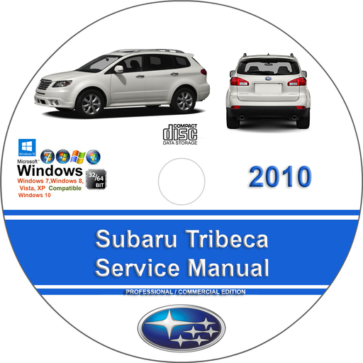 Subaru Tribeca 2010 Factory Service Repair Manual + Wiring