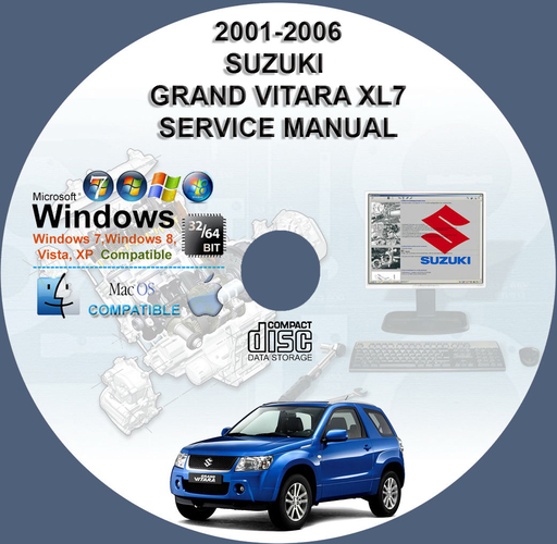 Suzuki Grand Vitara 2001 2002 2003 2004 2005 2006 XL Factory Service Repair Manual