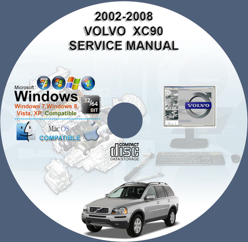 Volvo XC90 2002 2003 2004 2005 2006 2007 2008 Service Repair Manual XC-90