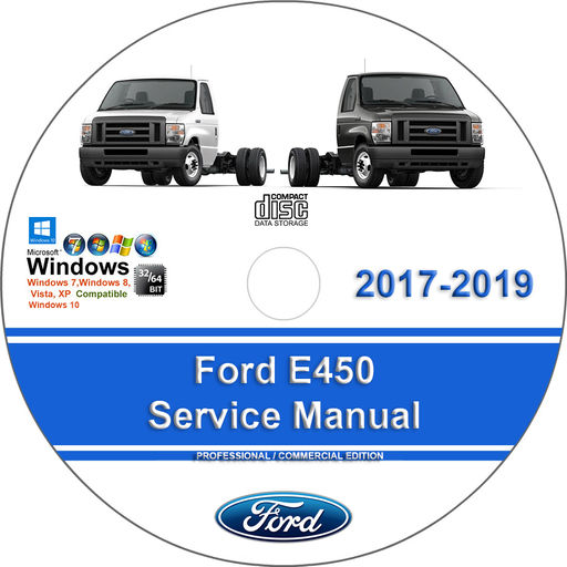 Ford Econoline E450 2017 2018 2019 Factory Service Repair Manual E-450 + Wiring