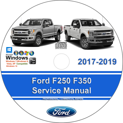 Ford F250 F350 2017 2018 2019 Service Repair Manual