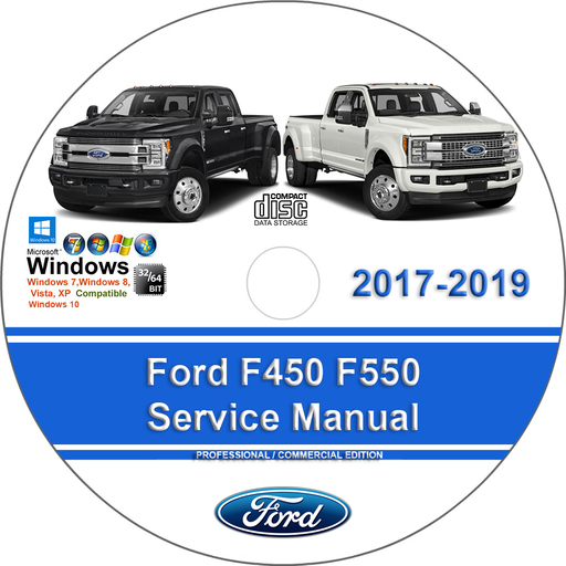 Ford F450 F550 2017 2018 2019 Service Manual