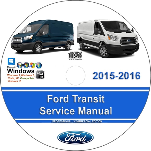 Ford Transit 2015 2016 150 250 350 Factory Service Repair Manual + Wiring