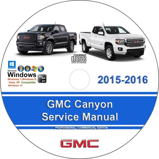 GMC Canyon 2015 2016 Factory Service Repair Manual + Wiring