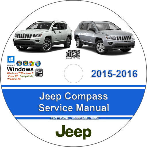 Jeep Compass 2015 2016 Factory Service Repair Manual + Wiring