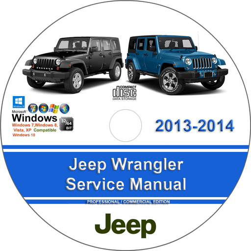 Jeep Wrangler 2013 2014 Factory Service Repair Manual + Wiring