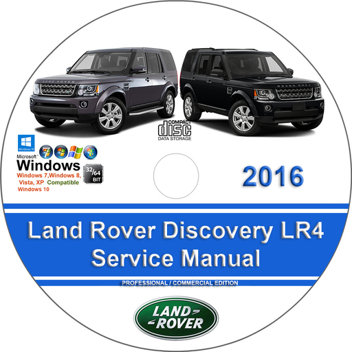 Land Rover Discovery 2016 LR4 Factory Service Repair Manual + Wiring