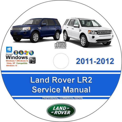 Land Rover LR2 2011 2012 Factory Service Repair Manual + Wiring
