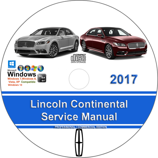 Lincoln Continental 2017 Factory Service Repair Manual + Wiring