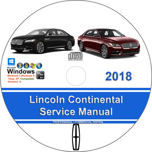 Lincoln Continental 2018 Factory Service Repair Manual + Wiring