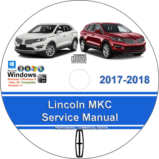 Lincoln MKC 2017 2018 Factory Service Repair Manual + Wiring