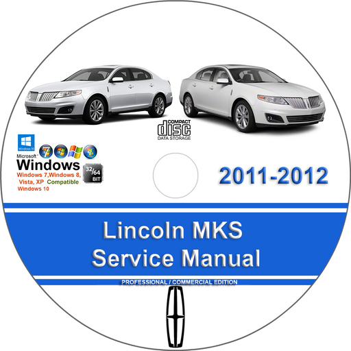 Lincoln MKS 2011 2012 Factory Service Repair Manual + Wiring