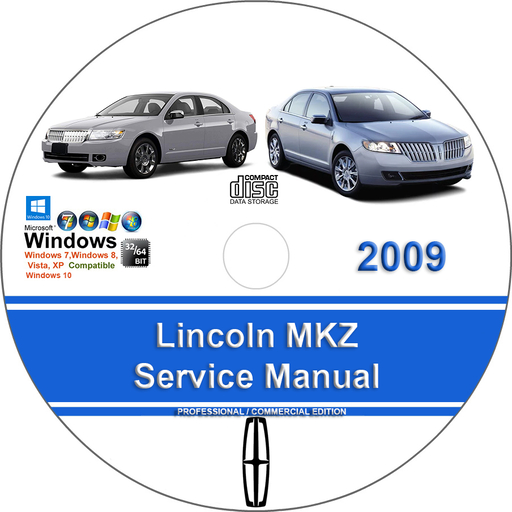 Lincoln MKZ 2009 Factory Service Repair Manual + Wiring