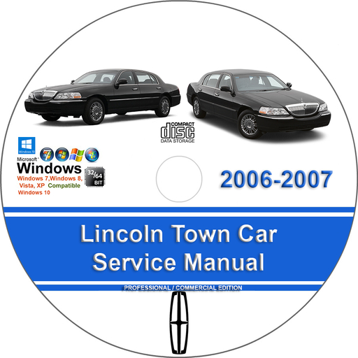 Lincoln Town Car 2006 2007 Factory Service Repair Manual + Wiring
