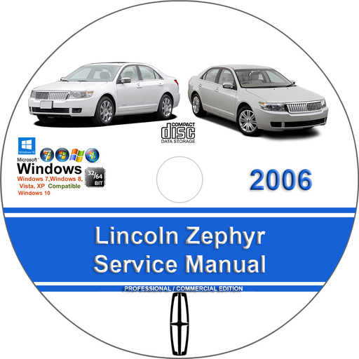 Lincoln Zephyr 2006 Factory Service Repair Manual + Wiring