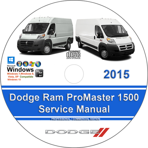 Dodge Ram ProMaster 2015 1500 Factory Service Repair Manual + Wiring