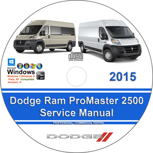 Dodge Ram ProMaster 2015 2500 Factory Service Repair Manual + Wiring