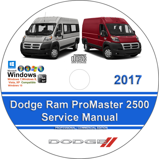 Dodge Ram ProMaster 2017 2500 Factory Service Repair Manual + Wiring