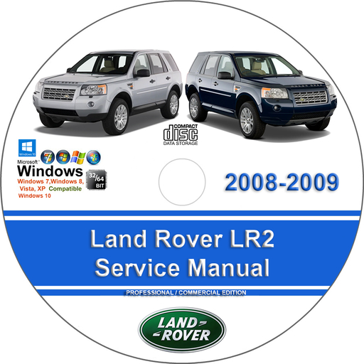 Land Rover LR2 2008 2009 Factory Service Repair Manual + Wiring