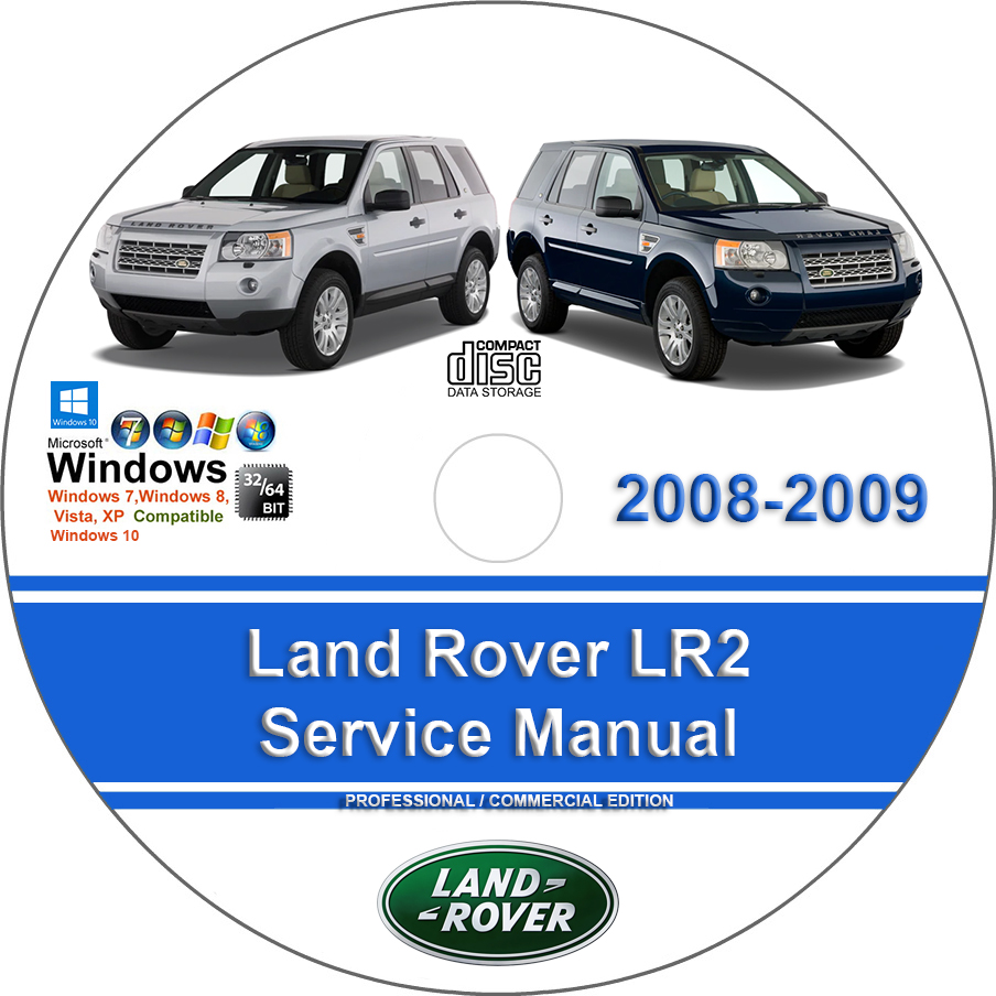 Land Rover LR2 2008 - 2009 Factory Service Repair Manual - Manuals For You