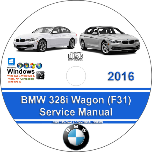 BMW 328i 2016 Wagon Factory Service Repair Manual + Wiring