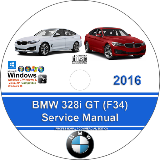 BMW 328i 2016 GT Factory Service Repair Manual + Wiring
