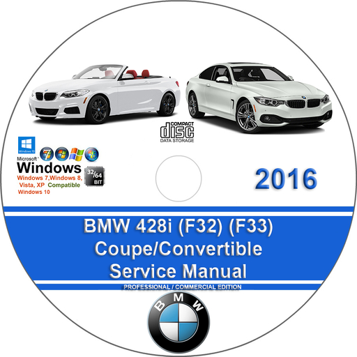 BMW 428i 2016 Coupe Convertible Factory Service Repair Manual + Wiring