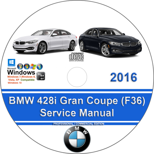 BMW 428i 2016 Gran Coupe Factory Service Repair Manual + Wiring