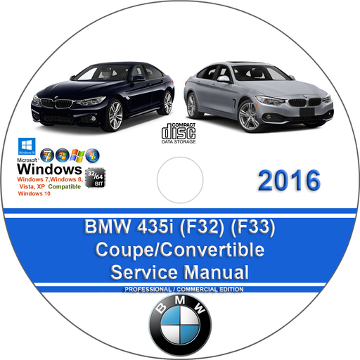 BMW 435i 2016 Coupe Convertible Factory Service Repair Manual + Wiring