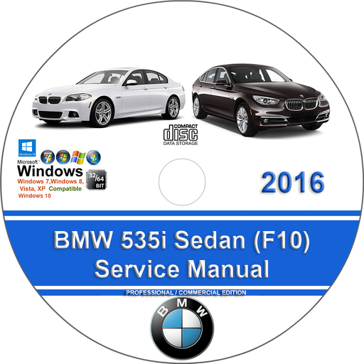 BMW 535i 2016 Sedan Factory Service Repair Manual + Wiring
