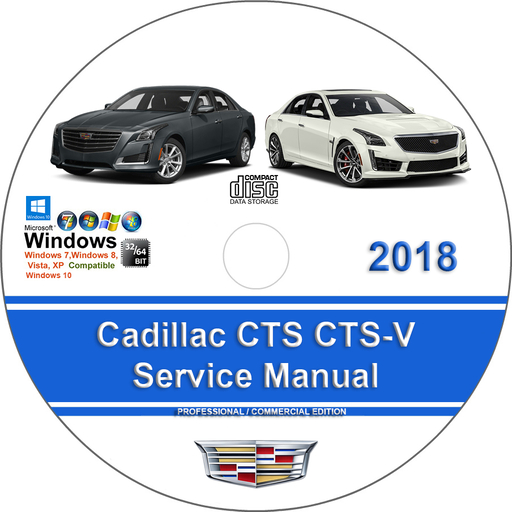 Cadillac CTS CTS-V 2018 Factory Service Repair Manual + Wiring