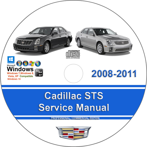 Cadillac STS 2008 2009 2010 2011 Factory Service Repair Manual + Wiring