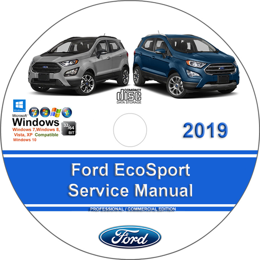 Ford EcoSport 2019 Factory Service Repair Manual + Wiring