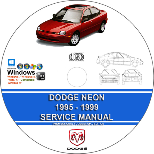 Dodge Neon 1995 1996 1997 1998 1999 Factory Service Repair Manual + Wiring