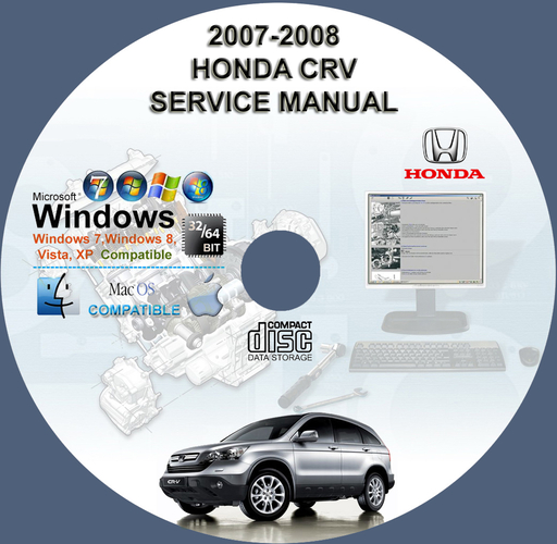 Honda CRV 2007 2008 Factory Service Repair Manual