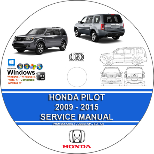 Honda Pilot 2009 2010 2011 2012 2013 2014 2015 Factory Service Repair Manual + Wirings