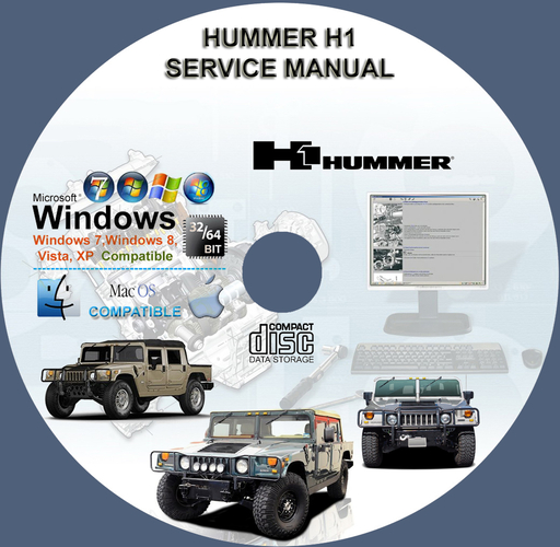 Hummer H1 2000 Factory Service Repair Manual + Parts Catalog