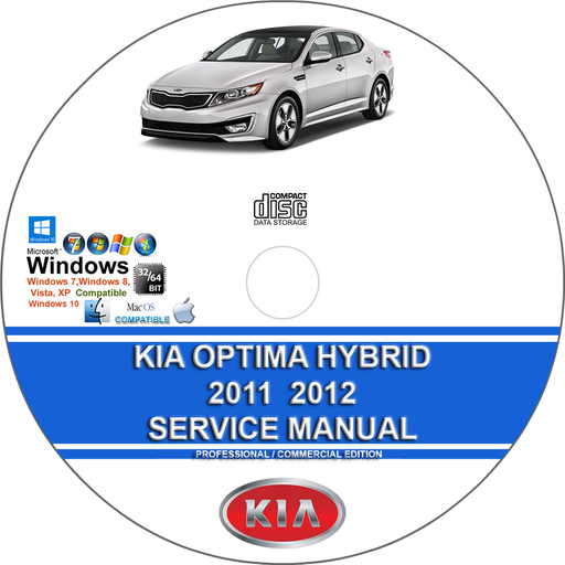 Kia Optima Hybrid 2011 2012 Factory Service Repair Manual