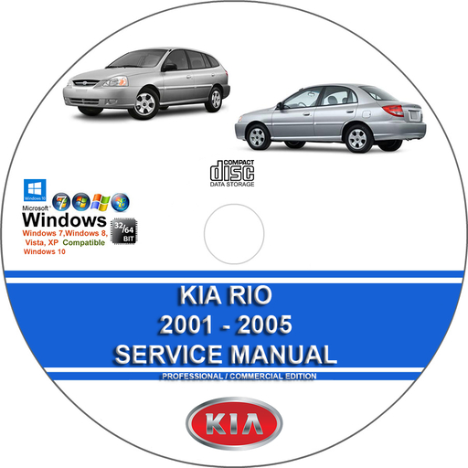 Kia Rio 2001 2002 2003 2004 2005 Factory Service Repair Manual + Wiring