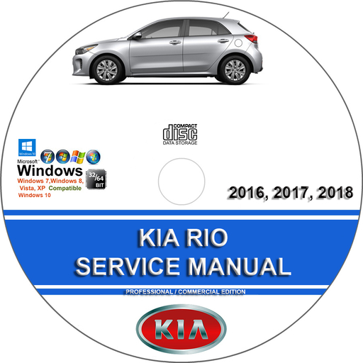 KIA RIO 2016 2017 2018 Factory Service Repair Manual