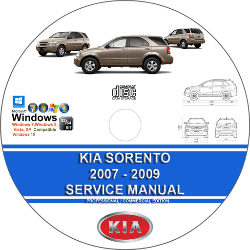 Kia Sorento 2007 2008 2009 Factory Service Repair Manual