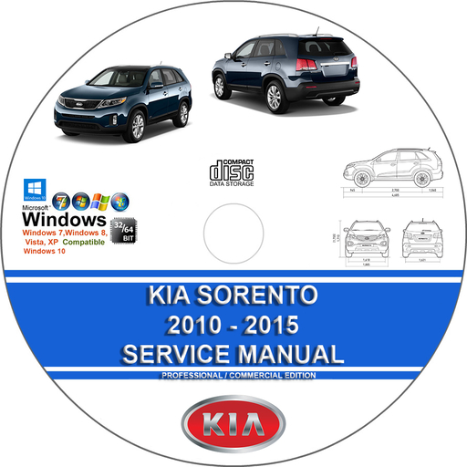 Kia Sorento XM 2010 2011 2012 2013 2014 2015 Factory Service Repair Manual