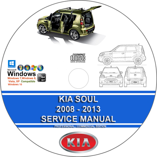 Kia Soul 2008 2009 2010 2011 2012 2013 Factory Service Repair Manual