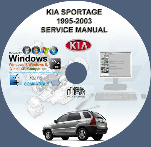 KIA SPORTAGE 1995 1996 1997 1998 1999 2000 2001 2002 2003 FACTORY SERVICE REPAIR MANUAL + WIRING