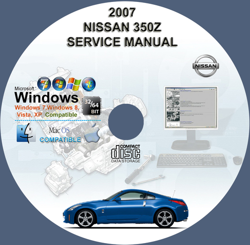 NISSAN 350Z and ROADSTER 2003 2004 2005 2006 2007 FACTORY SERVICE REPAIR MANUAL + WIRINGS