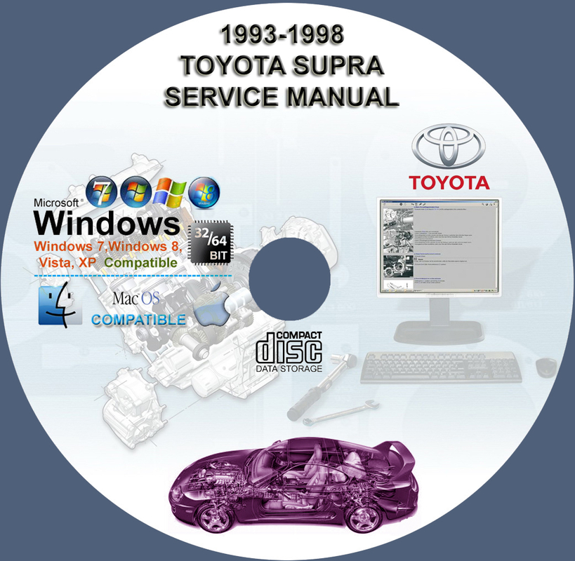 thumbnail image 2 of 1993 Toyota Supra Shop Service Repair Manual – Original Paper Guide 2 of 5