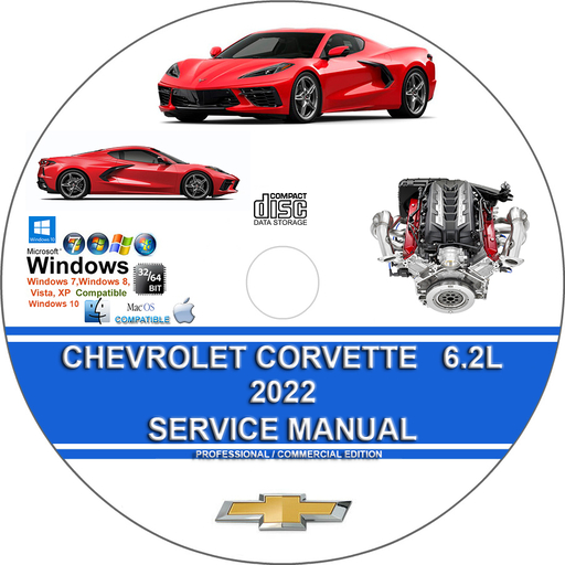 Chevrolet Corvette 6.2L LT2 2022 Factory Workshop Service Repair Manual
