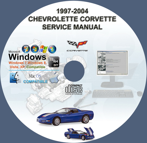 Chevrolet Corvette 1997 1998 1999 2000 2001 2002 2003 2004 Factory Service Repair Manual + Wirings