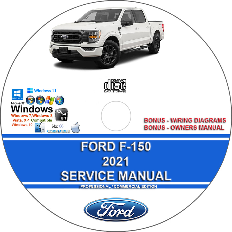Ford F150 2021 Factory Service Repair Manual + Wiring